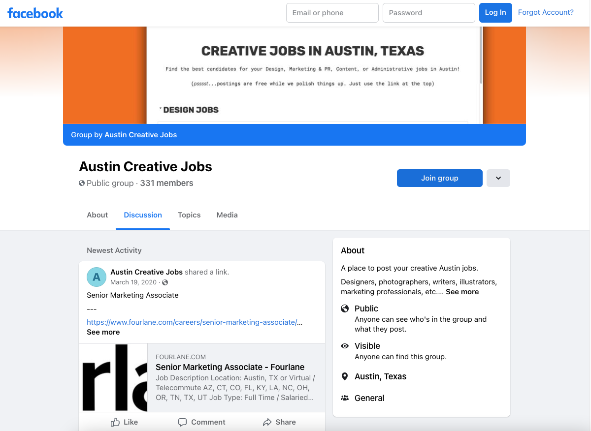 A-Facebook-group-for-creative-professionals-to-connect-and-network-with-one-another