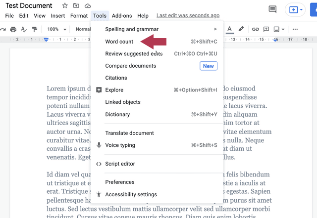 How to Check Word Count on Google Docs | Guide | Software Advice